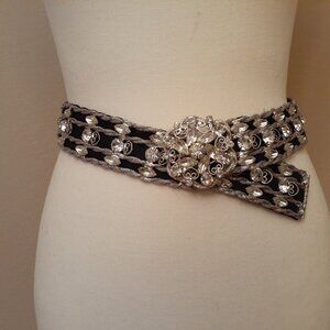 Rhinestone Embellished Belt